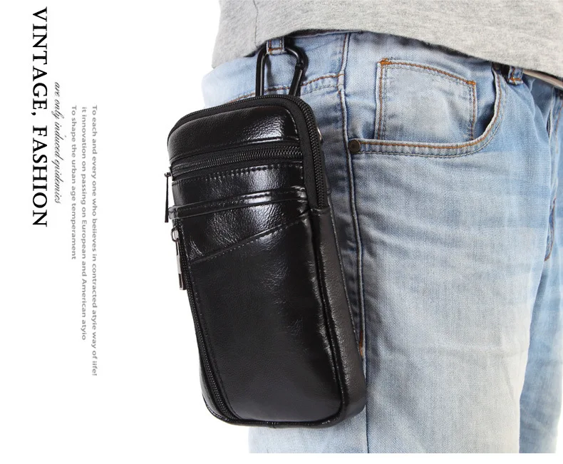 

For AGM X3 Case Belt Clip Pouch Genuine Leather Waist Bag Mobile Phone Holster Cover For AGM X2 A8 X1 Mini SE Free Drop Shipping
