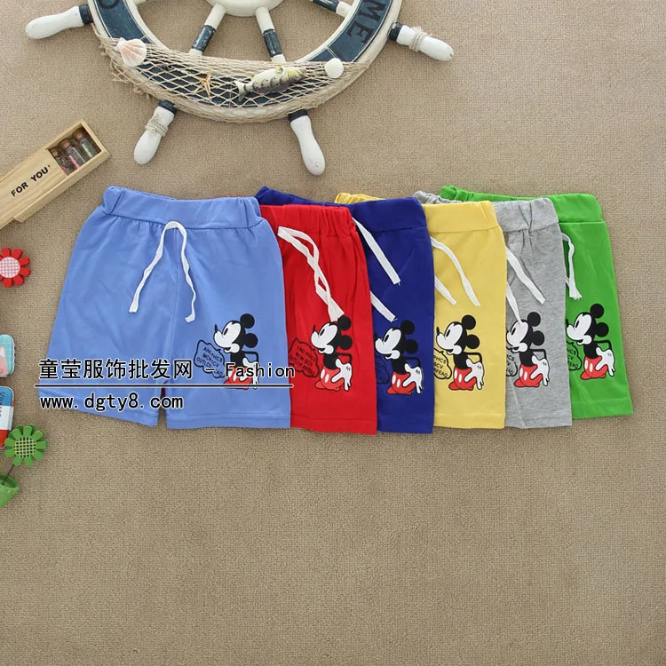 

2016 summer boys shorts Girls cartoon shorts casual boy pantalones cortos baby girl shorts for kids