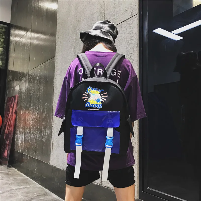 Menghuo Fashion Backpack Women Children Schoolbag Back Pack Leisure Korean Ladies Knapsack Travel Bags for School Teenage Girls (35)