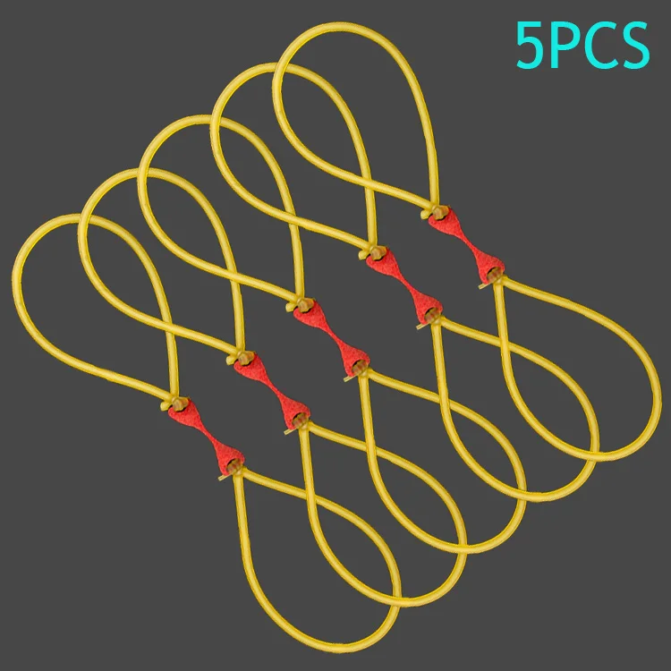 

5 Pcs Rubber Band Sling for Slingshoot Fishing Dart Broadheads Catapult Outdoor Hunting WHShopping