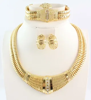 

Free Shipping Fashion Jewelry Set Mysterious Charming White Rhinestone Necklace Beautiful Prom/Bridal Jewelry Set For Women