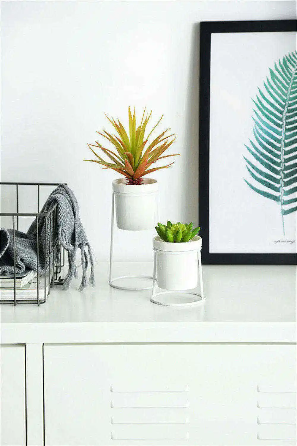 Nordic Chic Storage Jars With White Black Frame Ins Minimalist Pencil Holder Ceramic Floral Machine Flower Vase Storage Jar Storage Bottles Jars Aliexpress