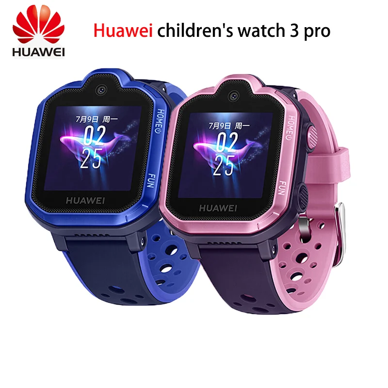 Детские Смарт-часы huawei android 3 pro для мальчиков и девочек водонепроницаемые милые