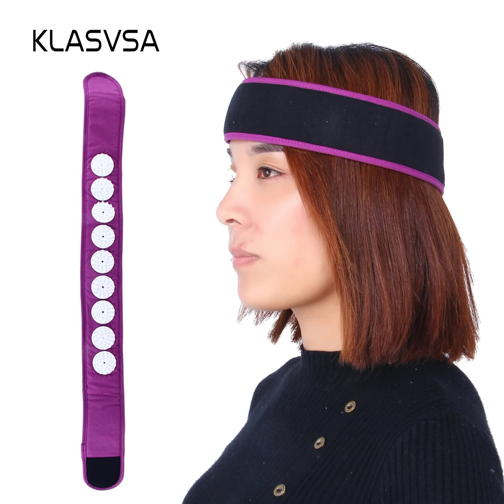 KLASVSA العلاج بالابر حزام مدلك الوخز بالإبر الإجهاد التفكير حصيرة رئيس عودة الساق الألم الإغاثة الاسترخاء الرعاية الصحية