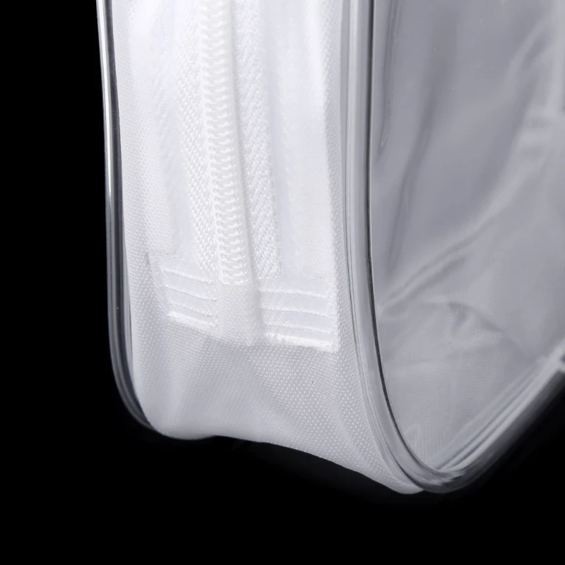 1 шт. ПВХ Прозрачный женский косметический набор для макияжа сумка Водонепроницаемая THINKTHENDO новая портативная косметичка прозрачный белый