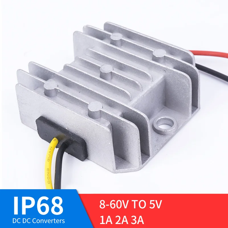 

DC 8-60V TO 5V 1A 2A 3A DC Power High Quality Converter Step-Down DC Regulator for Automot