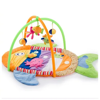 

Five Color Fish Baby Toys Bundle Game Crawl Blanket Body Gym Crawling Mat Baby Activity Playmat Magic Gathering Floor Mat Gift