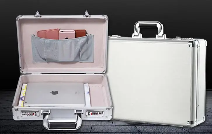 Mini Aluminum Suitcase Briefcase Business Credit Bank Box Holder Card Case HOT 
