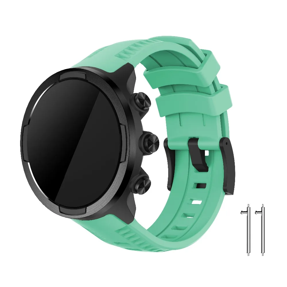 Новый высококачественный силиконовый ремешок для часов Suunto 9/9 Brao/Spartan sport baro