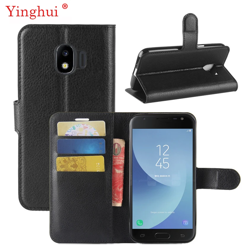 Новый чехол книжка из искусственной кожи для Samsung Galaxy J2 Pro 2018 j250f подставка|for samsung