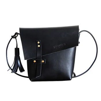 

ALAVCHNV hand cowhide retro shoulder bag female Messenger bag rivet clamshell package C009