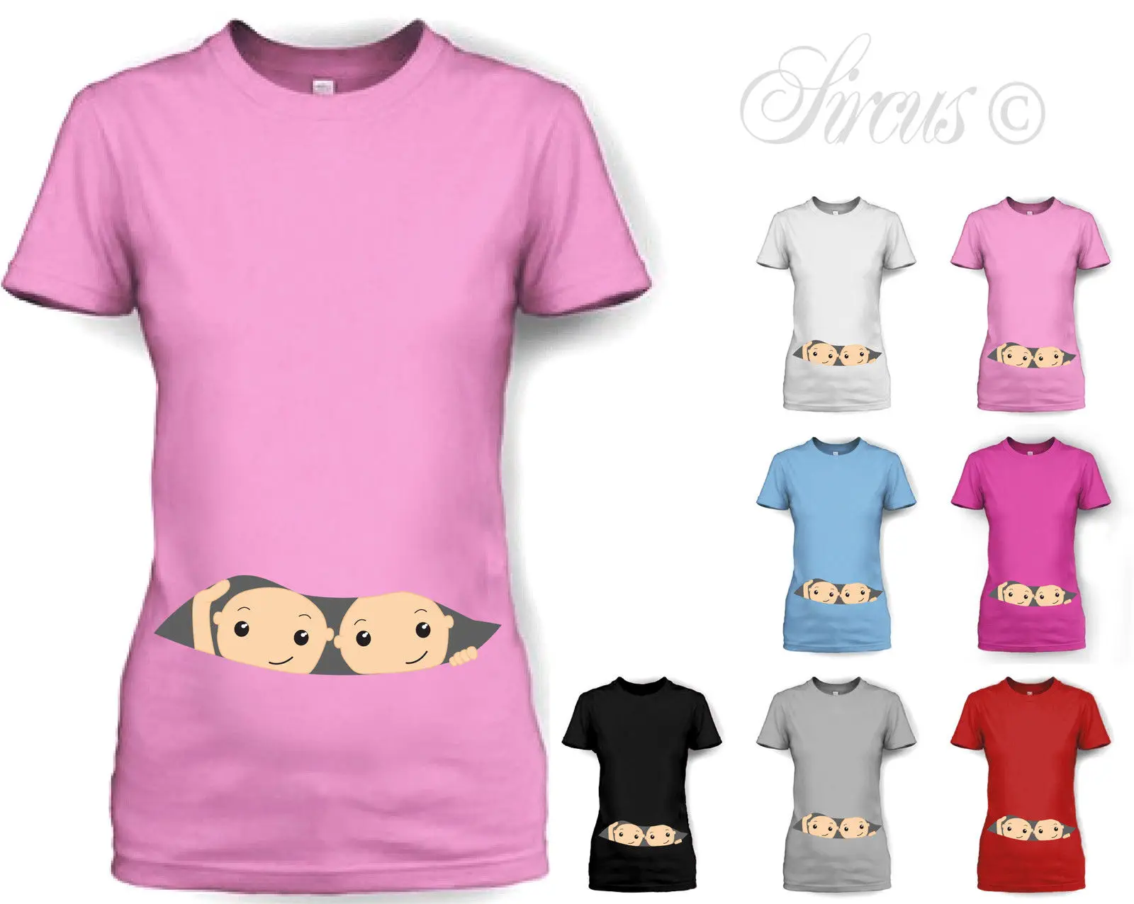 WOMENS TWINS PEEKING BABY CUTE MATERNITY PREGNANCY T-SHIRT SHOWER GIFT Free shipping Harajuku Tops t shirt WOMENS TWINS PEEKING BABY CUTE MATERNITY PREGNANCY T-SHIRT SHOWER GIFT Free shipping Harajuku Tops t shirt