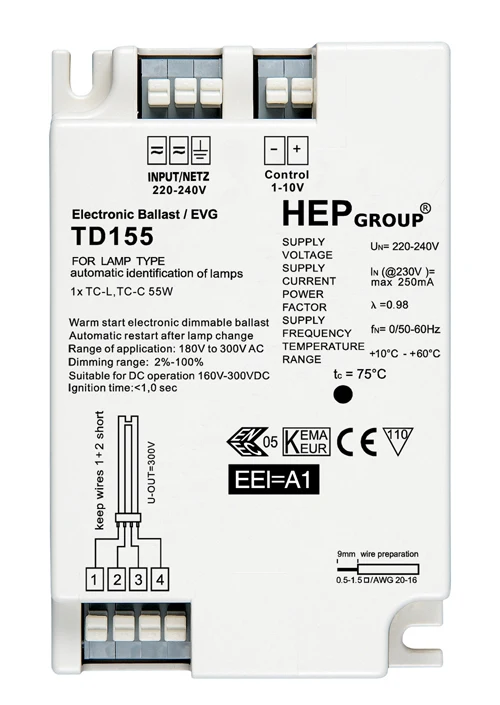 정품 보안 TD155 p 디밍 전자 밸러스트|ballast 12v|ballast machineballast connector ...