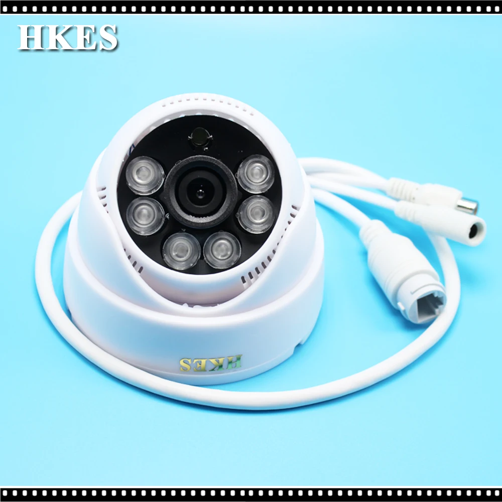 HKES CCTV Mini HD 720P 1080P IP Camera Audio Input With External Pickup Microphone Indoor