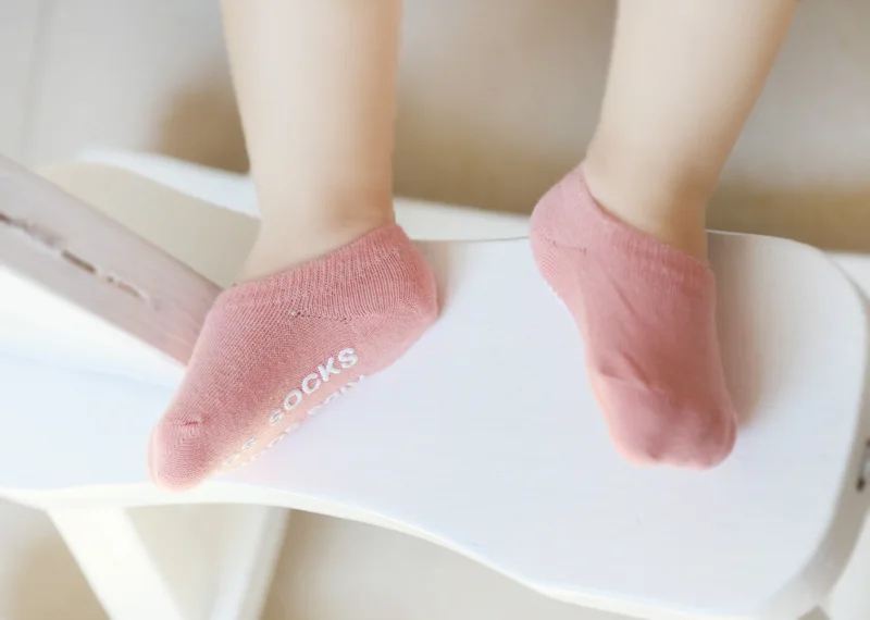 Candy Color New Born Baby Thin Socks Floor Short Anti-Slip Ankle Short Socks For Infant Boys Girls Solid Color