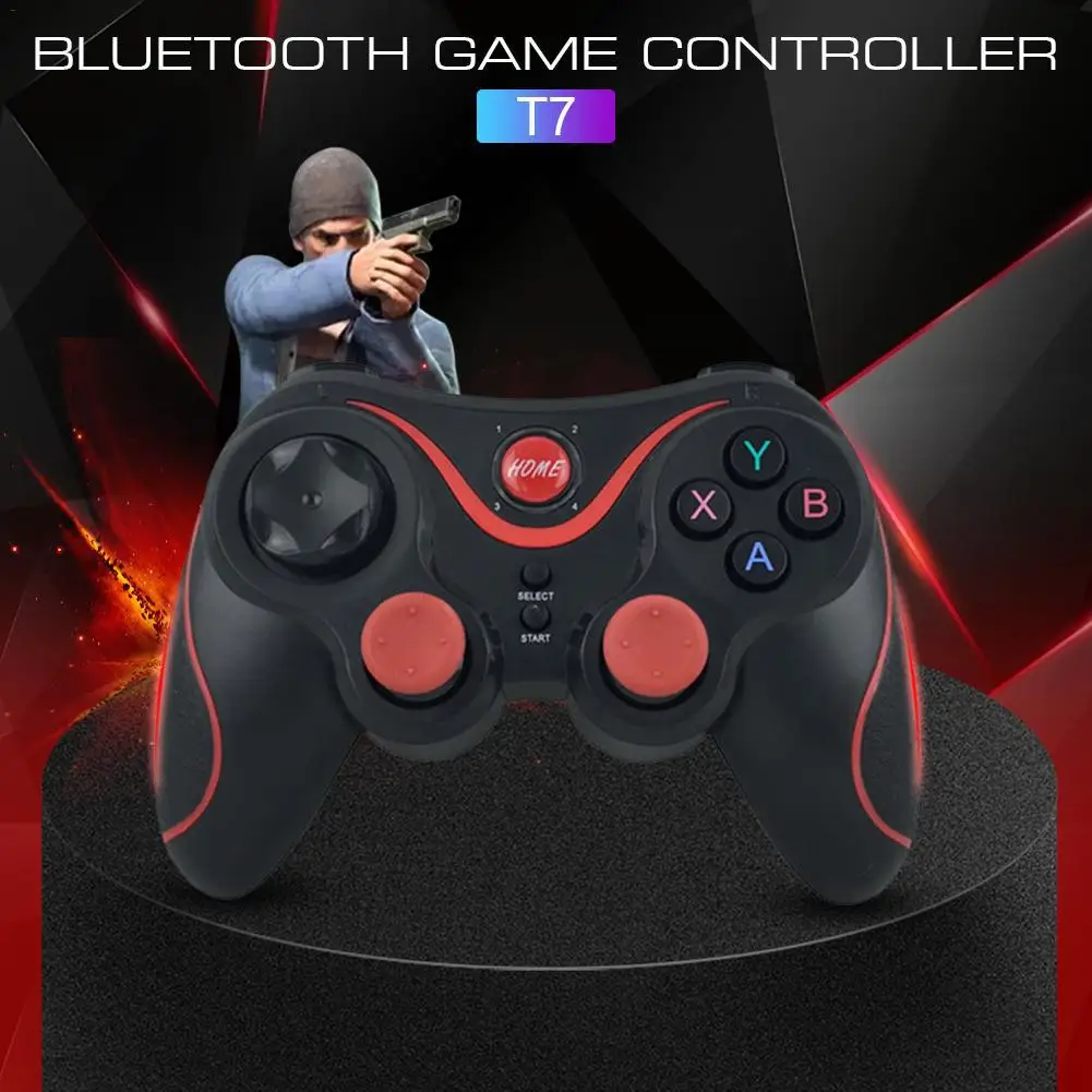 EastVita T7 игровой контроллер Bluetooth Смарт-Беспроводной джойстика игрового контроллера геймпад для Android/IOS/Win 7/8/10 Системы соединение Bluetooth PS3