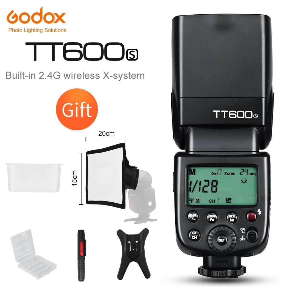 Godox TT600S GN60 2 4G Беспроводная система X камера Вспышка Speedlite для Sony MI с горячим