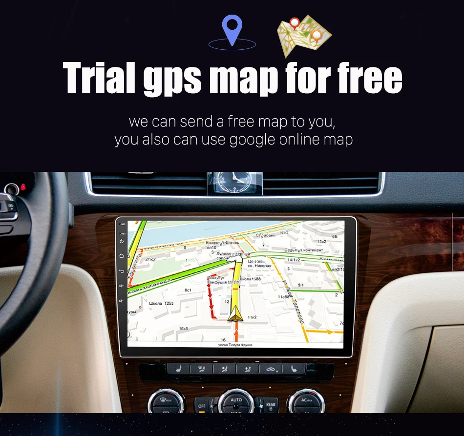 Best Eunavi Android 8.1 Octa-core 10.1 inch Car Radio HeadUnit GPS Navi Player for  VW Volkswagen Touran 2016 With SWC WIFI 2G+32G 9