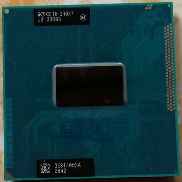 Original intel Core i5 3380M 2.9 GHz 3M Dual Core SR0X7 I5-3380M Notebook processors Laptop CPU PGA 988 pin Socket G2 processor amd cpu