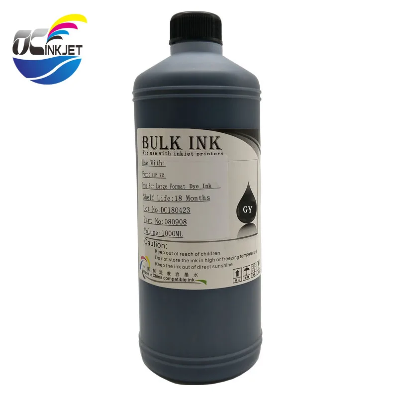 OCINKJET 6 цветов специализированная Dye Ink совместимый для hp 72 подходит для hp Designjet T770 T790 T1200 T1300 T620 T610 T1100 T2300