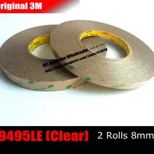 2 шт. 8 мм* 55 м* 0,17 мм повышенной клейкости Двухсторонняя клейкая лента для ЖК-экрана, кружева, поддельные Nai, l парик наращивание волос, 300LSE