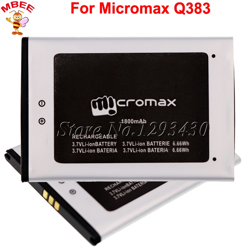 

1800mAh For Micromax Q383 Battery Accumulator