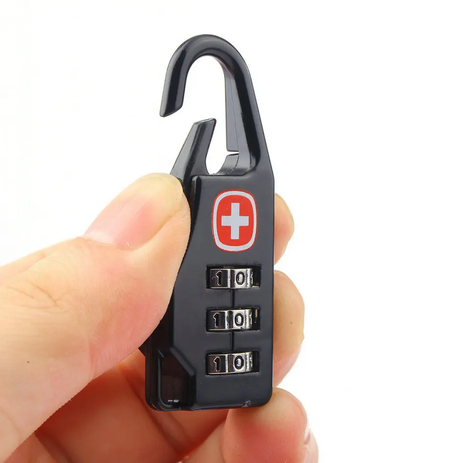 1Pcs Swiss Cross Symbol Combination Safe Code Number Lock Padlock for Luggage Zipper Bag Backpack Bag Suitcase Drawer Cabinet 20