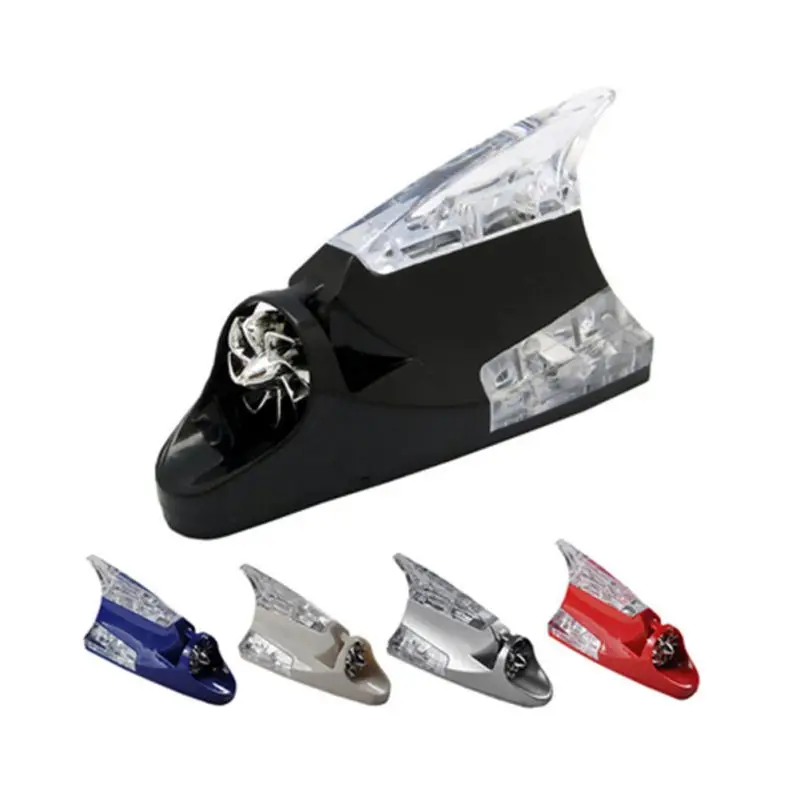 

Durable Shark Fin Wind Energy Lamp Wind Power Light Shark Fin Light Safe LED Anti Collision Universal Car Warning Light