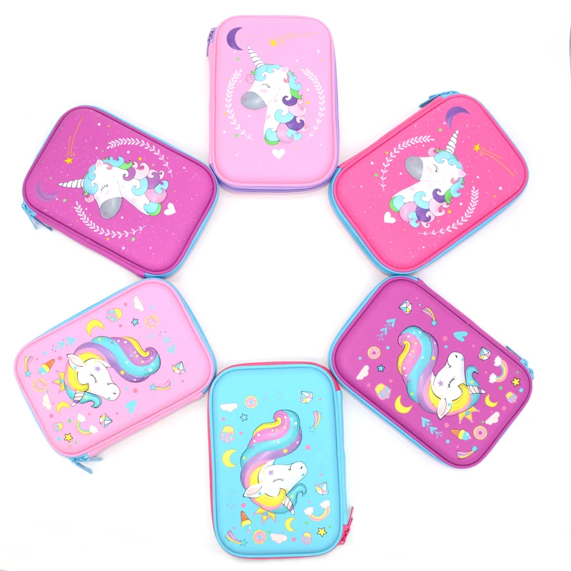 Пенал Единорог Канцтовары для школы kalem kutusu cartucheras para lapices escolares trousse scolaire school etui