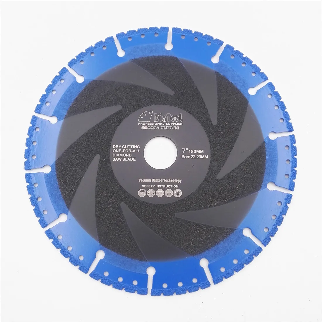 DIATOOL 1pc Vacuum Brazed Diamond Blade for All Purpose For stone iron steel Demolition Blade DIATOOL 1pc Vacuum Brazed Diamond Blade for All Purpose For stone iron steel Demolition Blade