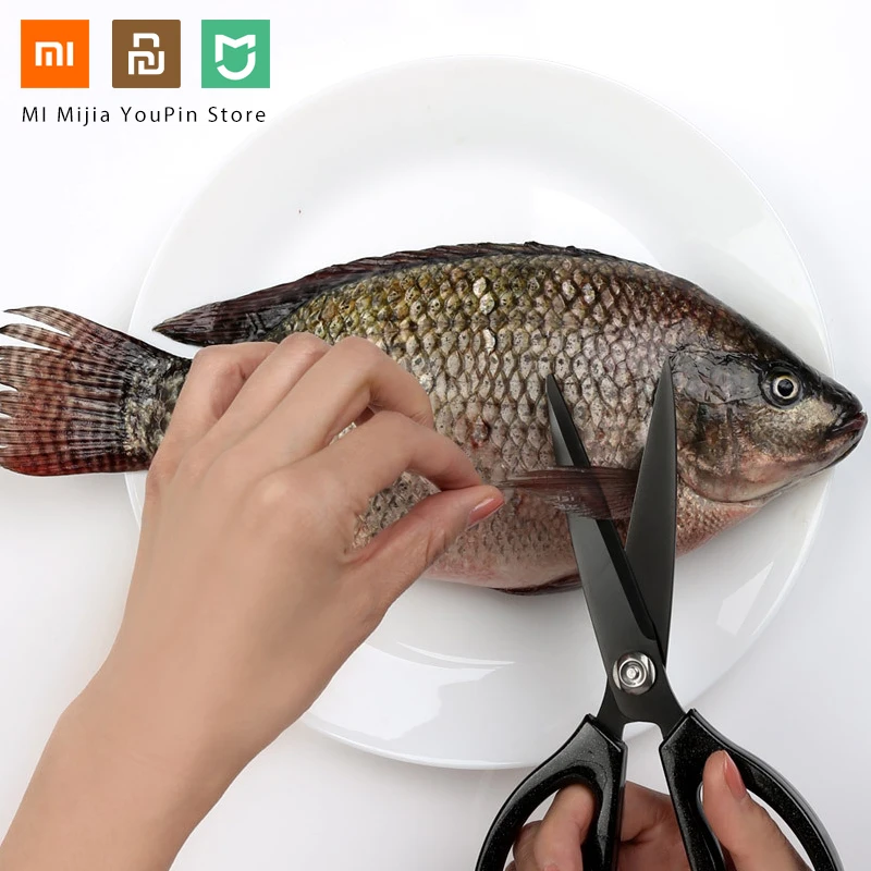 Оригинальные ножницы xiaomi mijia huohou кухонные гибкая Защита от ржавчины набор для