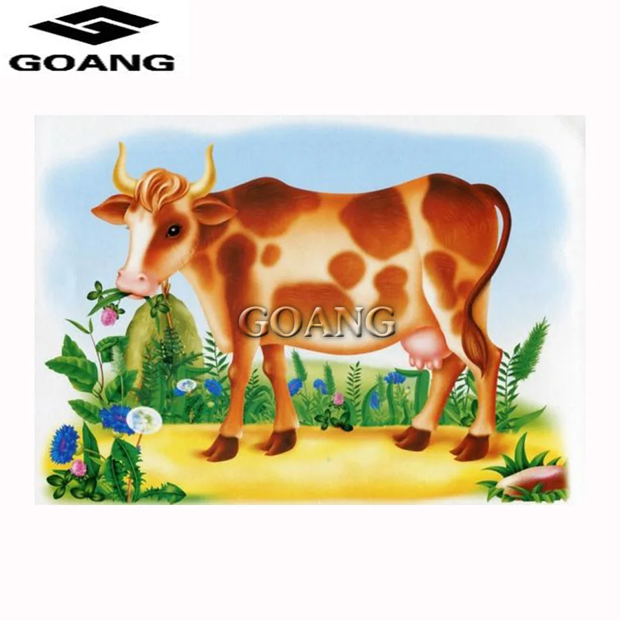 

5d Diy Diamond Painting Animal Cow diamond Rhinestones Cross Stitch Diamond Embroidery Painting Wall Sticker for Home Decor