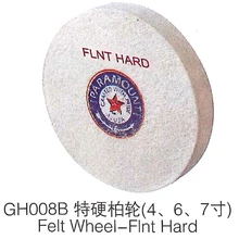 6 дюймов фетровый диск Flnt жесткий Flnt прочное колесо для полировки ювелирных изделий