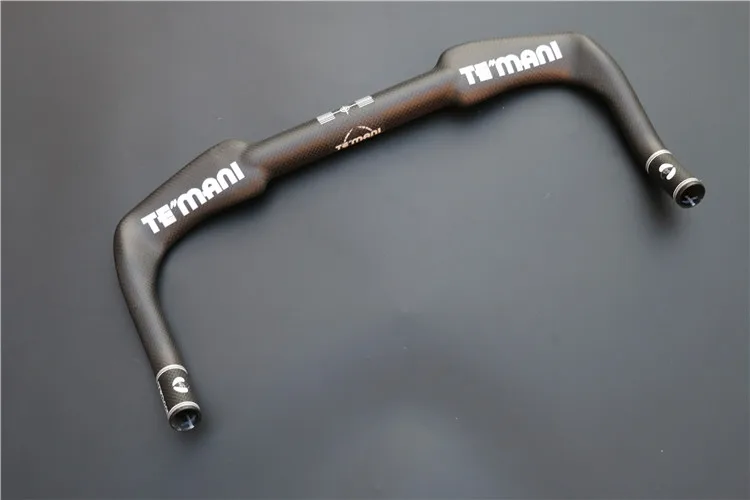 

New TEMANI 3K/12K Matte Full Carbon Bicycle TT Handlebar Carbon Road Bike Rest Bar Handle Bars Bicycle Parts 31.8*400/420/440mm