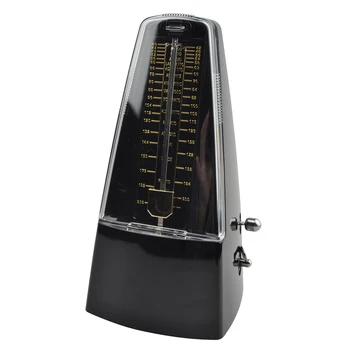 

New Pyramid Design Tempo Metronome Music Piano Beat Mechanical Top in Black