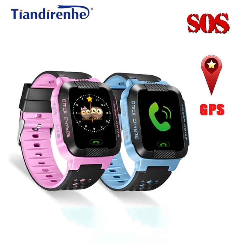 GPS Q528 Smart Watch Children SIM Card Touch Screen Illumination SOS Call Tracker Kids Safe Monitor Smartwatch pk Q90 Y21 