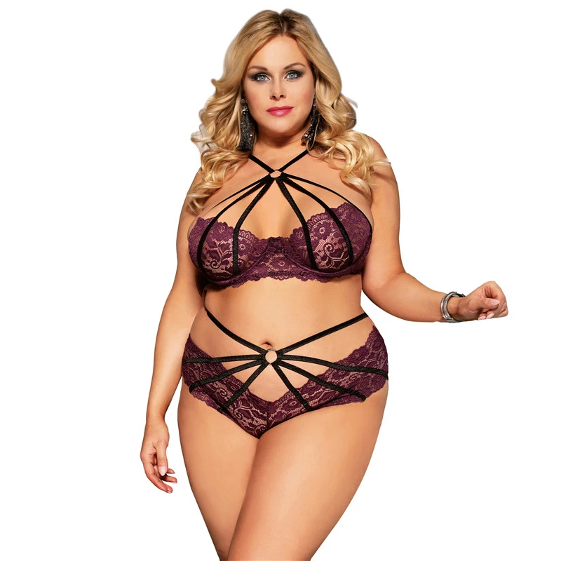 

Hollow Out Underwear Women Set Lace Wire Free Womens Lingerie Set High Waist Sexy Bra and Panty Sets Lenceria Encaje RW80577