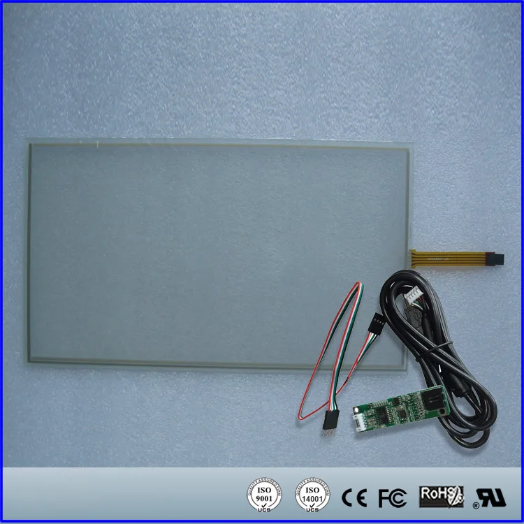 

19'' Inch 266.5mmx426.6mm 4Wire Resistive Touch Screen Panel USB kit for 19" Monitor