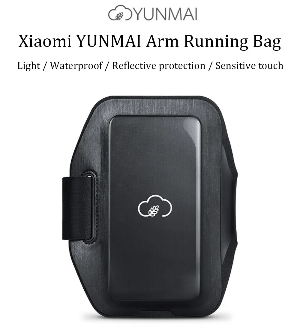 Xiaomi YUNMAI 6 Inch Waterproof Arm Bag Phone Holder Outdoor Sports Running Reflective Pouch For iPhone X (1)