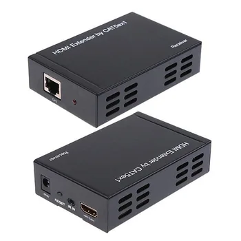 

100M 328ft HDMI Extender Over One CAT 5E/6 Cable TCP/IP Technology Splitter Repeater HDCP With IR Loop Control