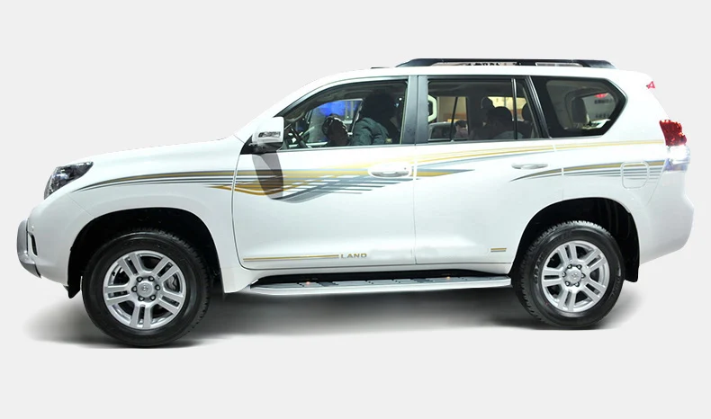 Lsrtw2017 3d машина для укладки тела наклейки для toyota land curiser prado 2003 2004 2005 2006 2007 2008 2009 J120
