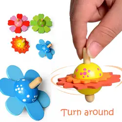 Винтаж цветок Spinner игрушка забавные новые украшения мини красочные