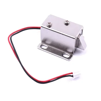 

1Pcs DC12V 0.43/0.83A Small Electromagnetic Lock Door Electronic Lock Mini Electric Bolt Lock Drawer Wardrobe Cabinet Lock