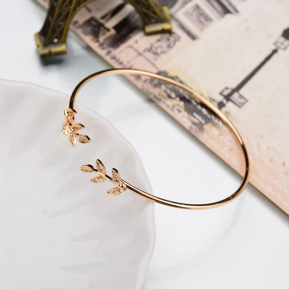 Alloy Opening Bangle cuff bracelets Bracelet For Women luxury bracelet Fashion Metal Jewelry (2)