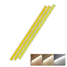 hot sale long LED COB Strip Bar Light Source Lamp Warm White 12mm 12V DC 10W LED FLIP Chip for DIY car bulb