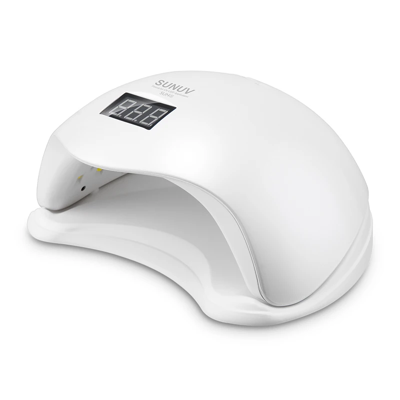 

SUNUV SUN5 48W Dual UV LED Nail Lamp Nail Dryer Gel Polish Curing Light with Bottom 30s/60s Timer LCD display