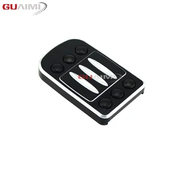 

Motocycle Brake Pedal Cover Large Parts Black For Harley Touring Street Glide Road King Softail Dyna FLTR