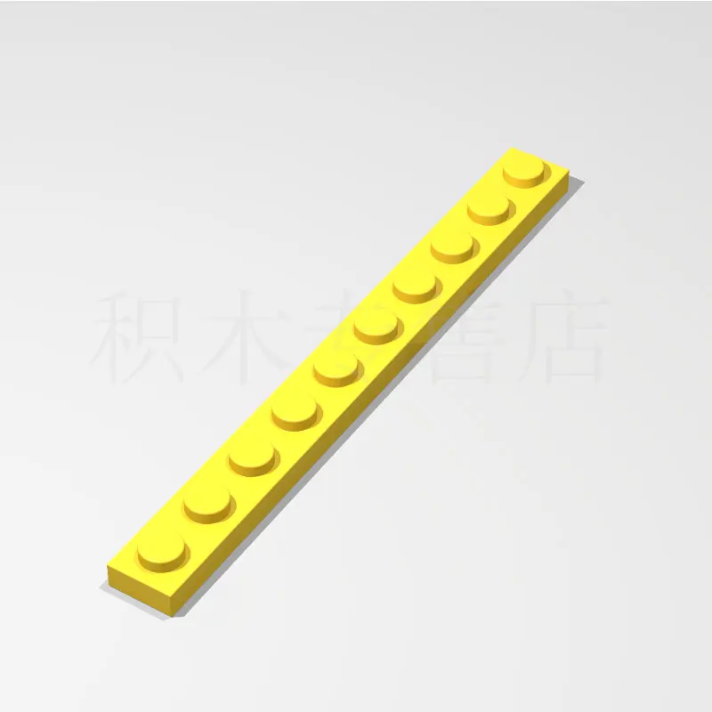 yellow 5 шт. маленькая частица 1x10 совместимая плата legao 4477 собранные части MOC строительные блоки игрушки - Цвет: yellow