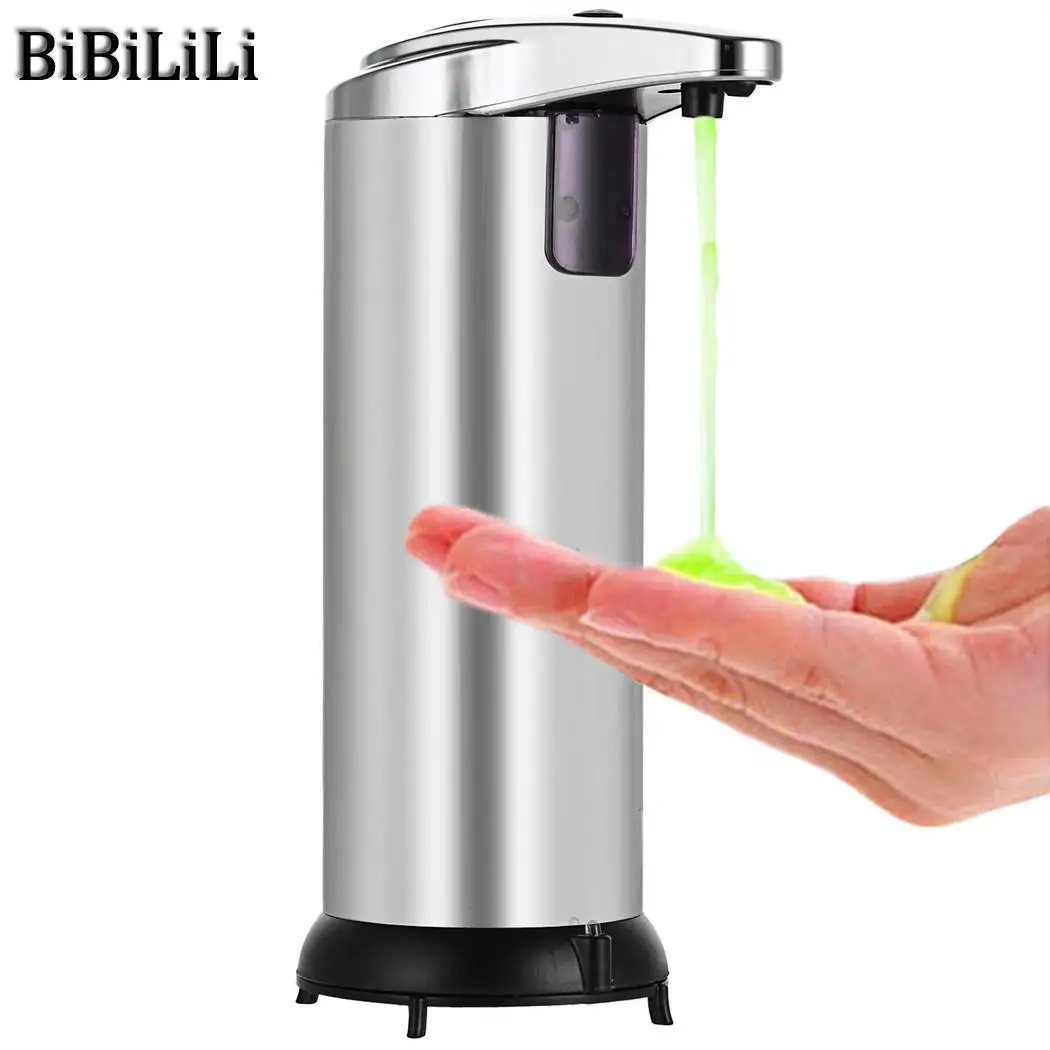 

Dispenser Automatic Touchless Steel Stainless Soap Base Dispenser with 250ml