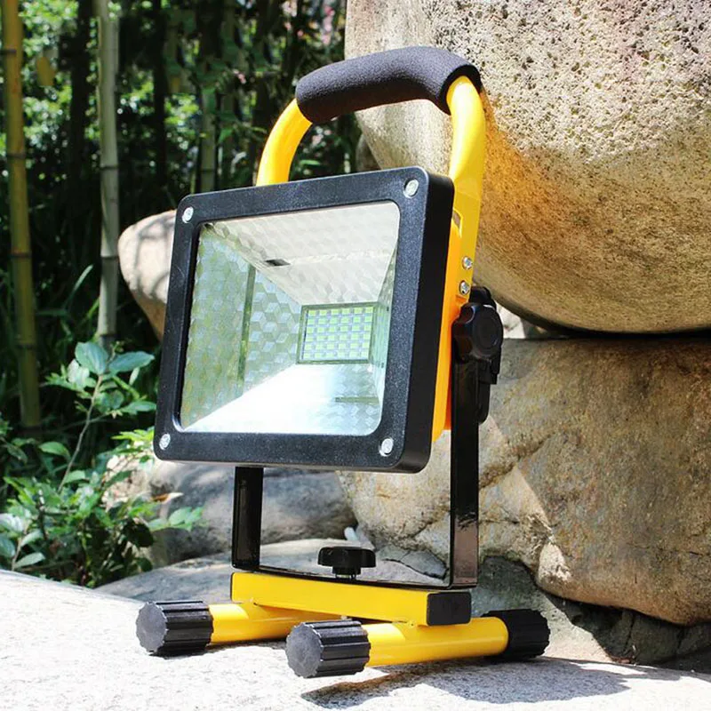 Cordless Powerful LED Floodlight Red Blue Emergency flashlight Flood